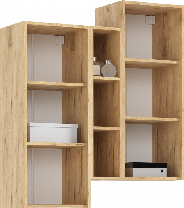 Флэш Модульная Гостиная, вариант №2, Браш графит/Дуб крафт