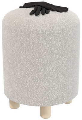 Банкетка 6-5137ТКШсв.серый Марта, ткань светло-серая