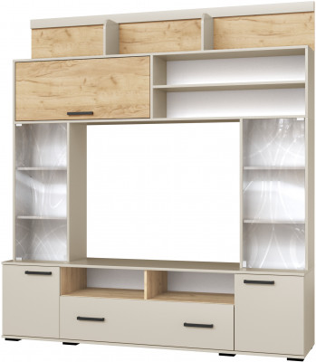 Гостиная Оскар-18 ОГЦС-2, Кашемир/Дуб крафт золотой