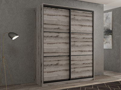 Шкаф-купе Кааппи 4 Эвок Окаменелый 130х45х230 см