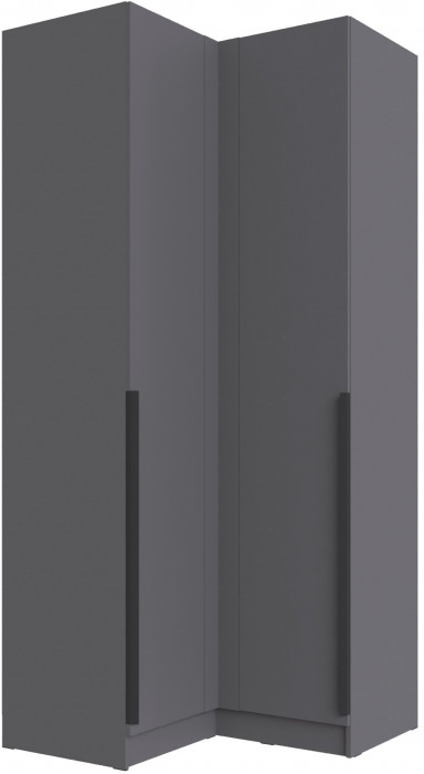 Шкаф угловой Мадрид угол прямой, Графит серый