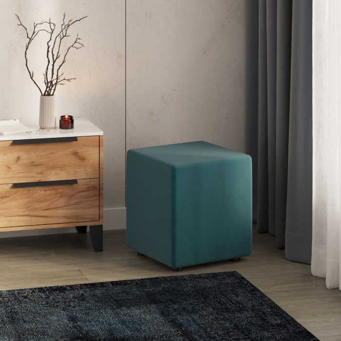 Пуфик "Майнер", Бирюза