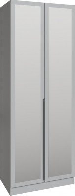 Шкаф Мадрид (0,85) с зеркалом, Камень серый