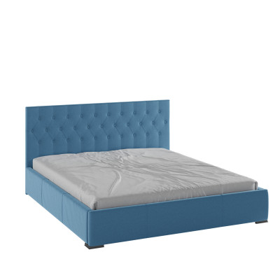 Октавия Кровать интерьерная 180 светло-голубой ромб, ортопед