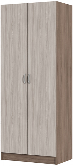 ШК 555 Бася ЛДСП шкаф полки шимо темный/шимо светлый