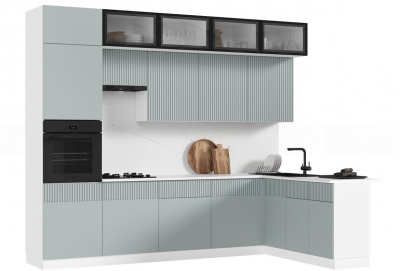 Кухня Оливия NEW 3,0х1,8м Шарли Бриз