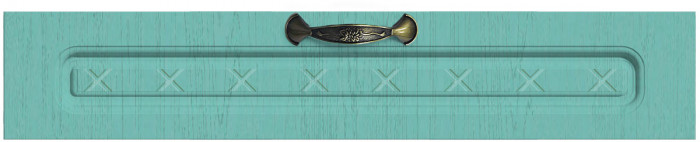 Ф-82 Модена (ШНД 600) МДФ дуб бирюза