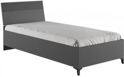 Кровать с основанием Ника (0,9м), Эйхория, Графит