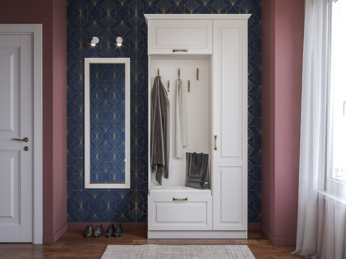 Ливерпуль Комплект карнизов 1000С, ясень ваниль