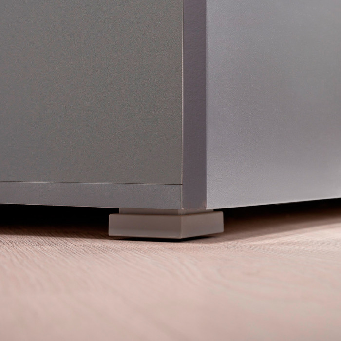 Октава Прихожая 43, серый графит/дуб крафт золотой/фасады МДФ серый графит