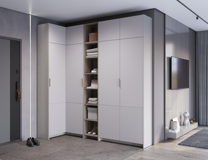 Шкаф навесной "Пандора" ШКН-08, Кашемир/Айриш МФ03