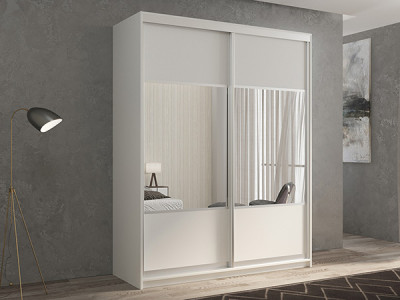 Шкаф-купе Кааппи 6 Белый Бриллиант 160х45х230 см