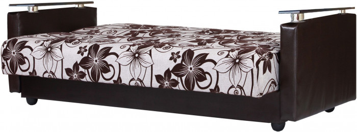 Диван-кровать Лидер 120х190, книжка, рогожка/экокожа