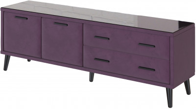 Тумба ТВ интерьерная Виго 1,6 винный