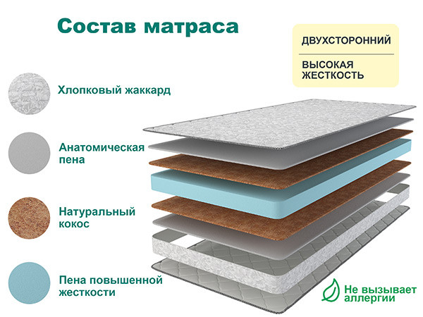 Матрас Слип Хард 130х195