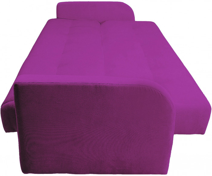 Раскладной диван-кровать, прямой, книжка, цвет бежевый, велюр, Лондон Люкс 140