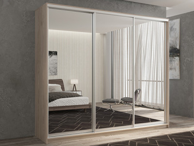 Шкаф-купе Кааппи 1 Кастелло Серый 180х45х230 см