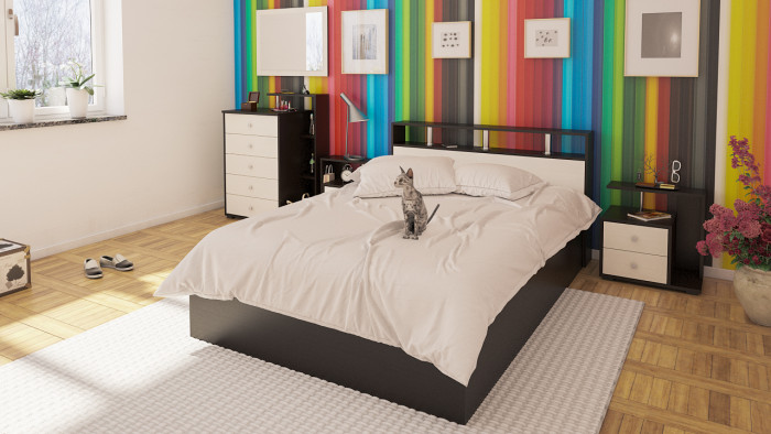 Камелия Комод, венге/дуб лоредо