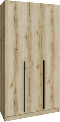 Шкаф Мадрид (1,2) с 3 ящ. внутри без зеркала, Дуб делано