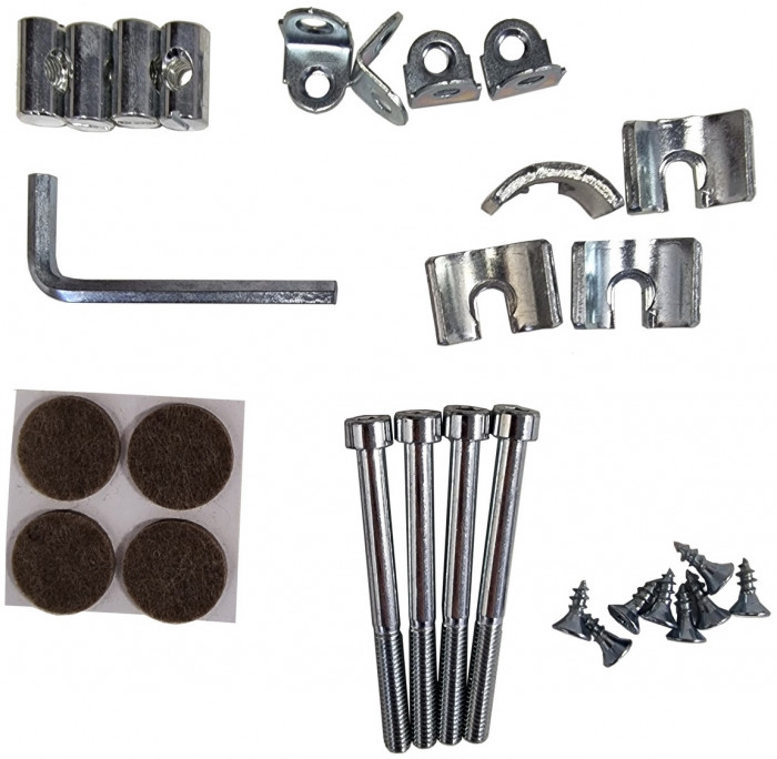 Четыре стула Мебель--24 Гольф-11 разборных, серый