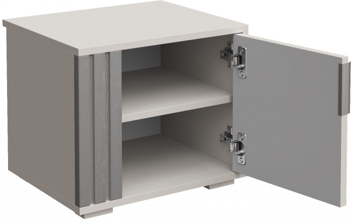 Тумба прикроватная (правое исп.) "Каен" - Ледяное дерево/Артизан