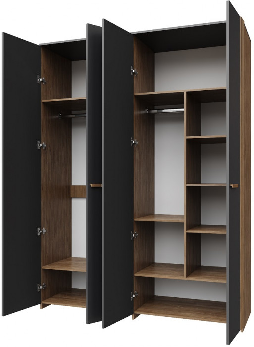 Модульная спальня "Каен" - Дуб стирлинг/Антрацит