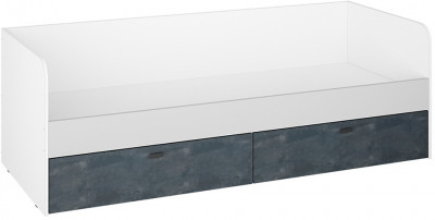 Кровать Накки КР2Я-800, Белый, Серый, Угольный камень