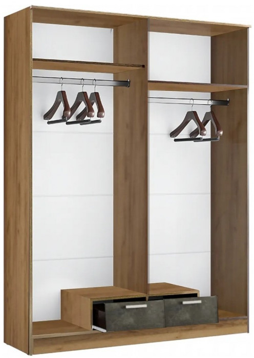 Адель Шкаф 1,6 платяной (Венге / лоредо)