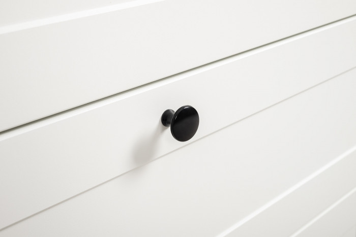 Остин 11.53 Кровать + ортопед + 16.307 Шкаф + 16.240 Комод, белый шагрень/дуб крафт золотой