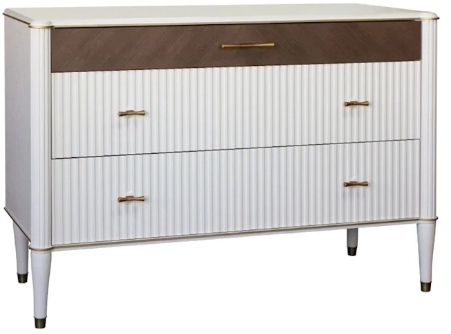 Модульная спальня "Тиволи" из массива дуба, набор 2 - Латте (лак)