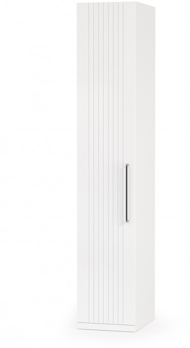 Валенсия Спальня № 32, цвет ЛДСП белый шагрень/МДФ белый шагрень/ткань велутто 19, ортопед есть, сп. м. 1600х2000 мм., б/м