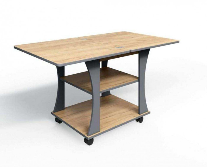 Стол журнальный СЖ-2 дуб крафт/графит