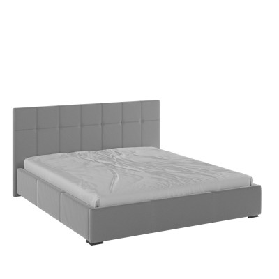 Рио Кровать интерьерная 180 светло-серый квадрат, ПМ