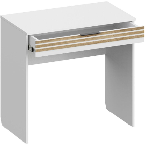 Туалетный столик с ящиком ТС-4101, Белый/Профиль МДФ Дуб вотан
