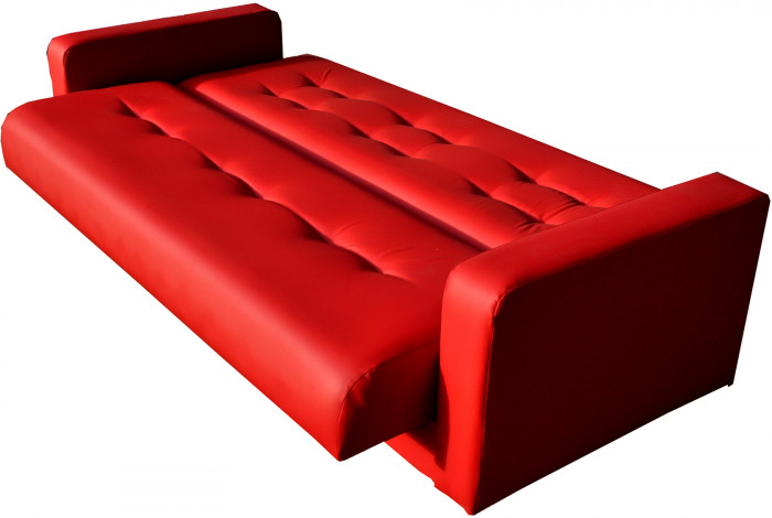 Диван Аккорд 120 красный ППУ