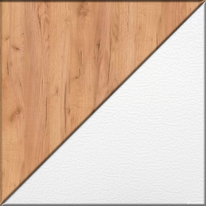 Лидер-8 Стол + Тумба МД 3.16 + Пенал, цвет белый шагрень/крафт золото, ШхГхВ 245х50/30х75/190 см. или 115х50/160х75/190 см., НЕ универсальная сборка