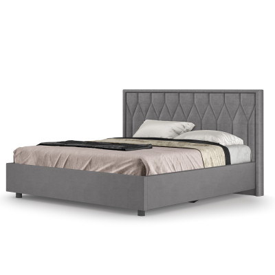 Кровать-10М с подъёмным основанием 1400 серебро