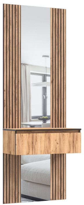 Тумба с зеркалом Норд, Дуб крафт