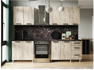 Кухонный гарнитур Нагано 2,0м Дуб Юкон