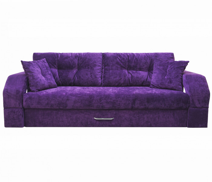 Диван-кровать Манчестер, еврокнижка, велюр, 160х195, фиолетовый