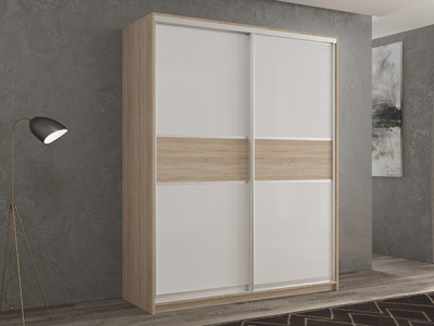 Шкаф-купе Кааппи 11 Сонома Светлый 140х45х230 см