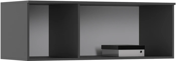 Норд Шкаф 3-х створчатый 1200 с антресолью, Графит/Изумруд