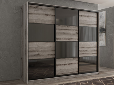 Шкаф-купе Кааппи 13 Эвок Окаменелый 210х60х230 см
