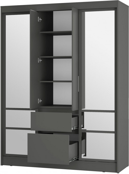 Симпл ШКК-06 шкаф-купе графит