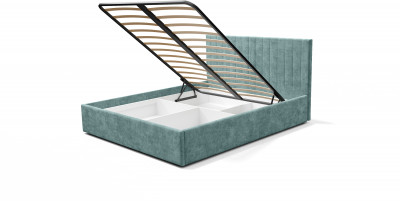 Кровать с подъемным механизмом Хлоя 1,6м, Шарли бриз