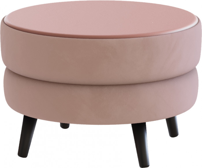 Стол журнальный "Рамус", Пыльная роза/МДФ пудра