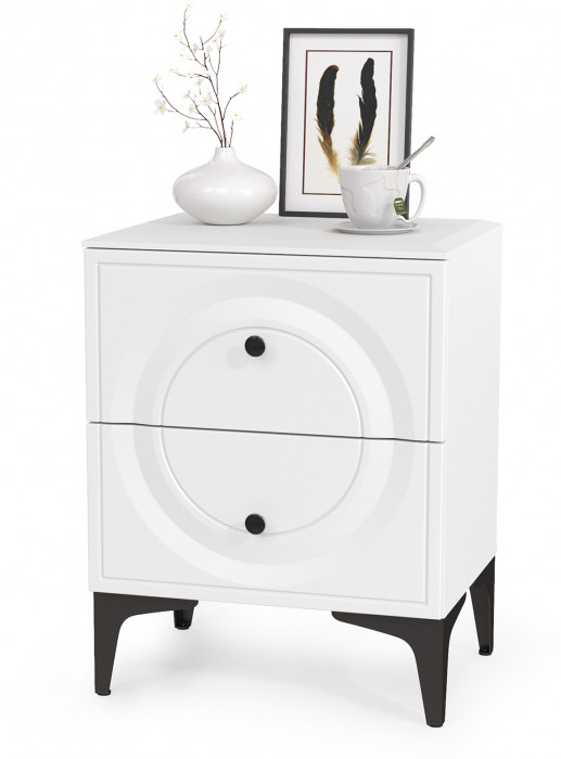 Валенсия Спальня № 39, ЛДСП белый шагрень/МДФ белый шагрень