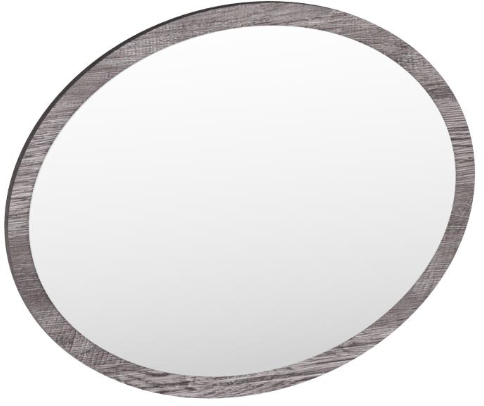 Туалетный столик + Зеркало Нао, Дуб вотан/Графит