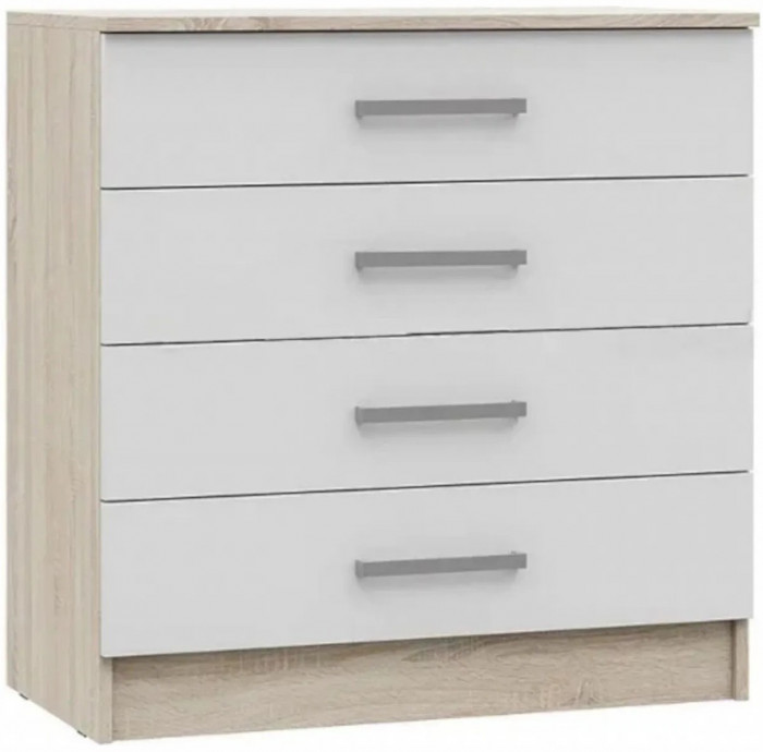 Модульная детская Мартина, композиция 1 (Белый глянец, Дуб Сонома)