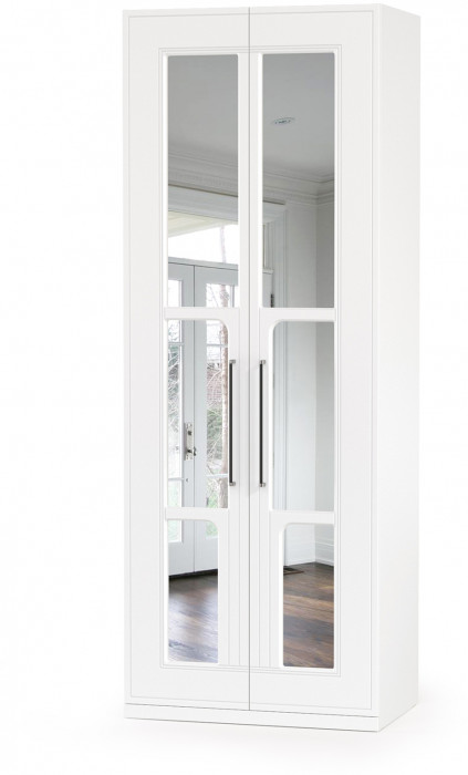 Валенсия Спальня № 41, ЛДСП белый шагрень/МДФ белый шагрень